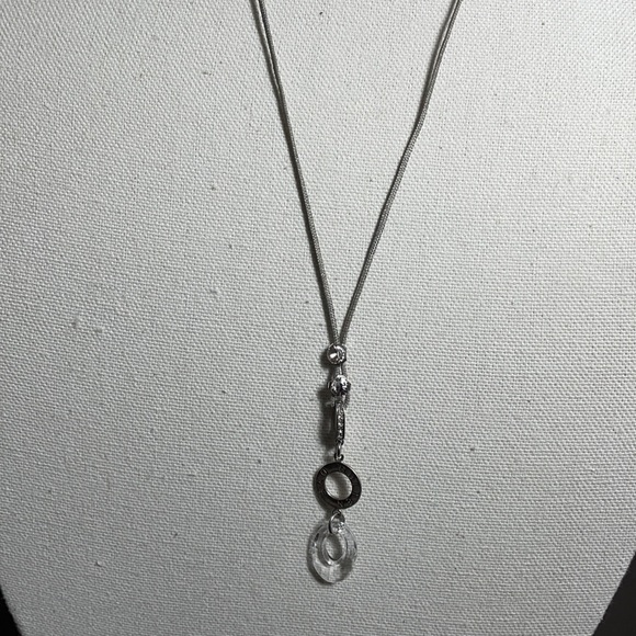 Gulten Dye swavorski cord necklace - Picture 2 of 3